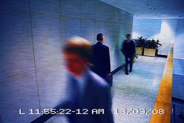 View from surveillance camera