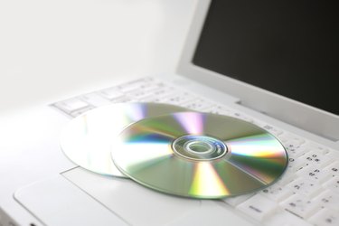 Laptop and CDs