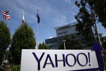 Yahoo's Headquarters In Sunnyvale, California