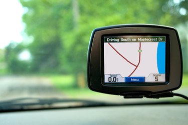 GPS Navigation in Travelling Car