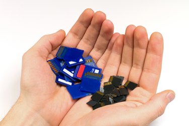 MicroSD and SD memory cards