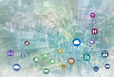 smart city and internet of things, various communication devices