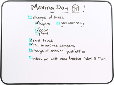 'Moving day' checklist