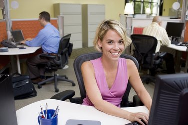 Portrait of a businesswoman in an office