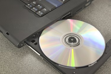 CD/DVD on tray