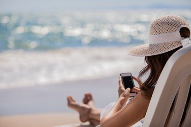 Social networking at the beach