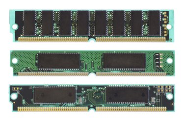 RAM chip on white