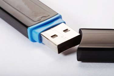 Close up of usb flash drive, close-up