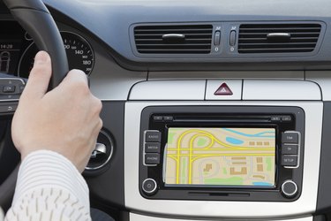 GPS navagation in modern car