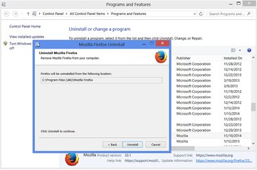 how to uninstall mozilla firefox