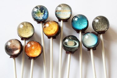 Photo of Vintage Confections planet lollipops