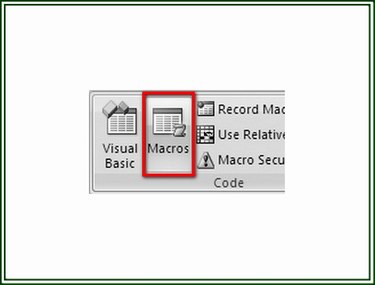 Click on the Macros button to display the Macro dialog box from which you can select the Macro to copy.