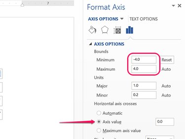 Change the Minimum Bounds value to the negative of the Maximum.