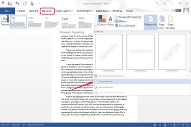 How to Add a Background Picture to a Microsoft Word Document | Techwalla