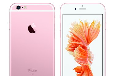 Front and rear cameras of Apple's iPhone 6S