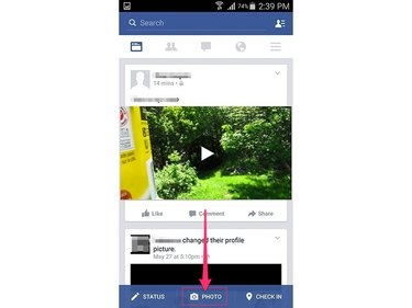 Facebook app (Android 5.0)