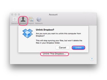 dropbox lock folder