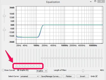 Cutting low frequencies to remove proximity effect.