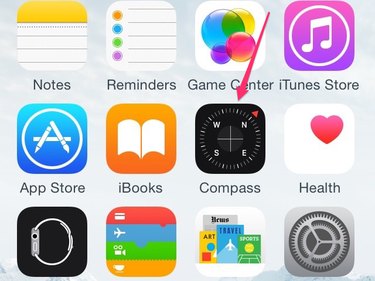 Open the Compass app to calibrate the iPhone motion sensors.