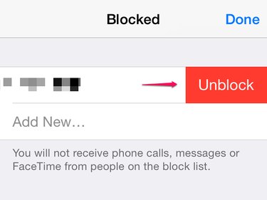 IPhones don't ring for blocked numbers.