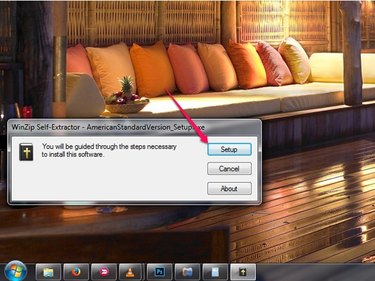 The bible Setup dialog.