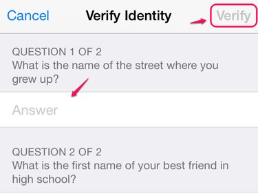 Security questions