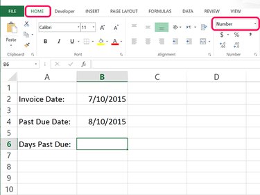 Change the cell Number format to Number.