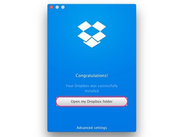 Syncing the Dropbox folder