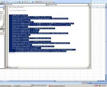 Highlight and copy only the statements, omitting the name of the function and the end line.