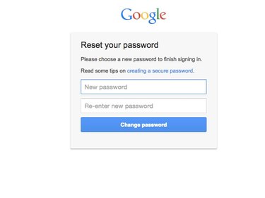 Enter new password and click Change Password.