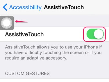 AssistiveTouch enabled