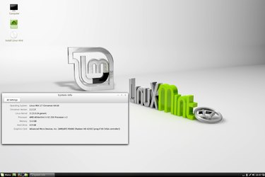 linux mint system monitor widget