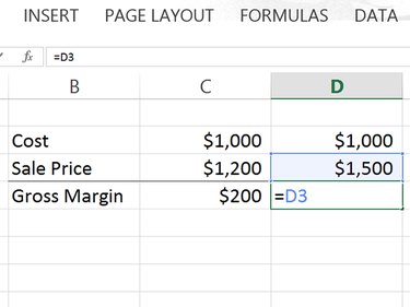 All formulas begin with an equal sign in Excel.