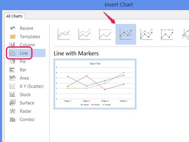 Line chart styles.