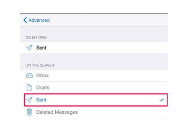 How to store sent iPad messages on the server