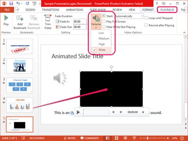 how to delete recording from powerpoint presentation