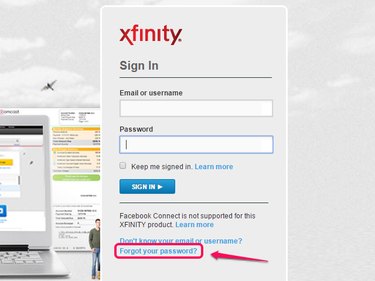 comcast incoming mail server password