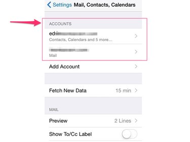 unable to verify email account iphone