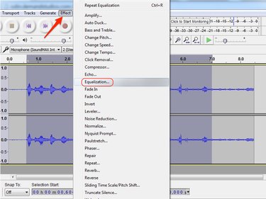 audacity equalization for podcast