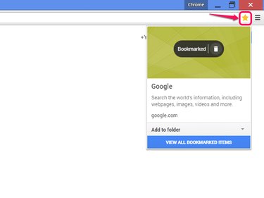 Chrome bookmarking