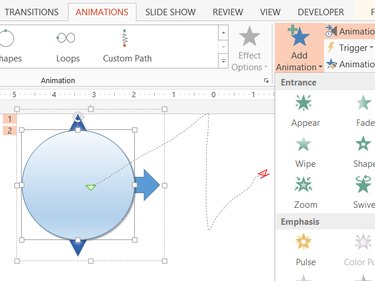 Double click to end a custom path.