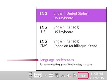 Select Language Preferences.