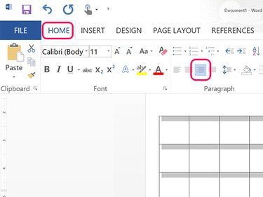 Use Right Alignment for the calendar's table.