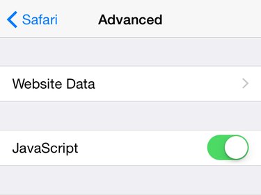 Advanced Safari options