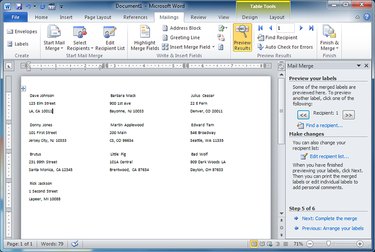 how to print address labels from excel spreadsheet