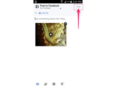 Facebook app (Android 5.0)