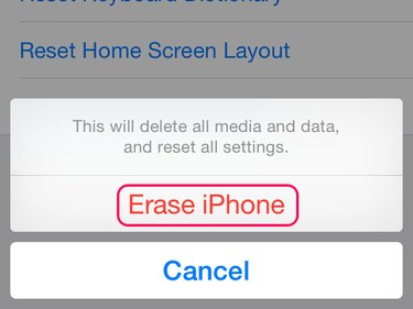 how to completely erase iphone