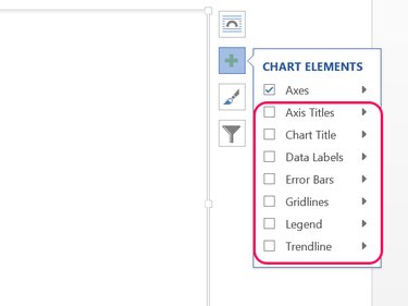 Chart Elements options.