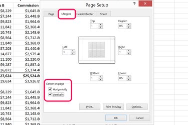 How to Center Worksheets Both Horizontally & Vertically in Excel