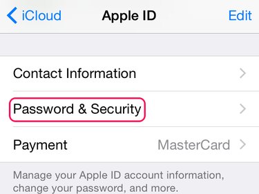 how to find mail password on iphone